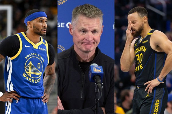 Stephen Curry, Gary Payton II, Steve Kerr