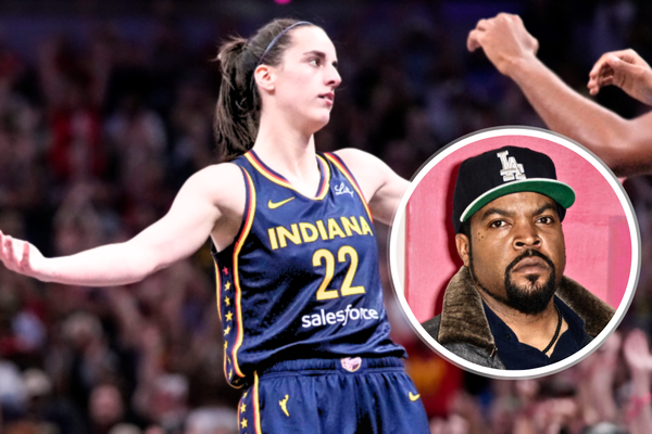 Caitlin Clark and Ice Cube