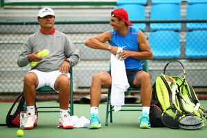 Rafael Nadal and Toni Nadal