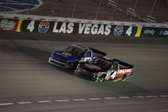 LAS VEGAS, NV &#8211; MARCH 03: Christian Eckes ( 19 NAPA AutoCare Chevrolet) and Chase Purdy ( 4 Bama Buggies Chevrolet) race