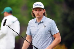 PGA, Golf Herren The Masters &#8211; Practice Round Apr 4, 2023; Augusta, Georgia, USA; Cameron Smith putts on the no. 3 green