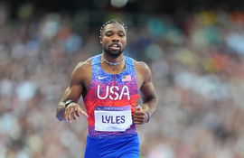 200m menÂ™s final: Athletics August 08 2024: Noah Lyles (United States of America) competes during the 200m menÃƒÂ¢Ã¢Â‚Â¬Ã¢ Â¢s