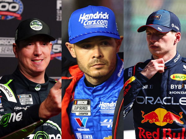 Kyle Busch, Kyle Larson, Max Verstappen