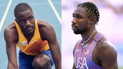 Letsile Tebogo and Noah Lyles