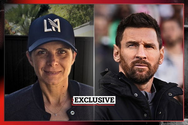 Mia Hamm and Lionel Messi