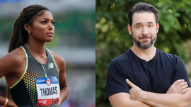 Gabby Thomas, Alexis Ohanian