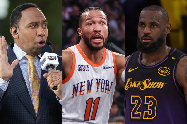 Stephen A. Smith, Jalen Brunson, LeBron James