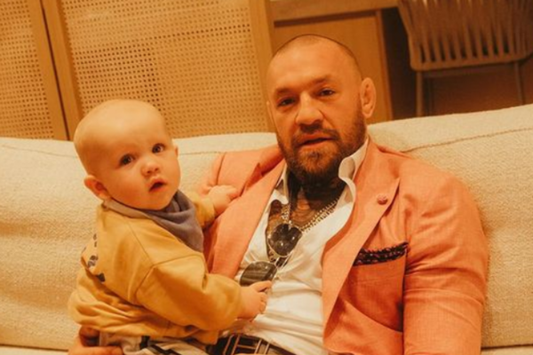 Conor McGregor with his son Mack